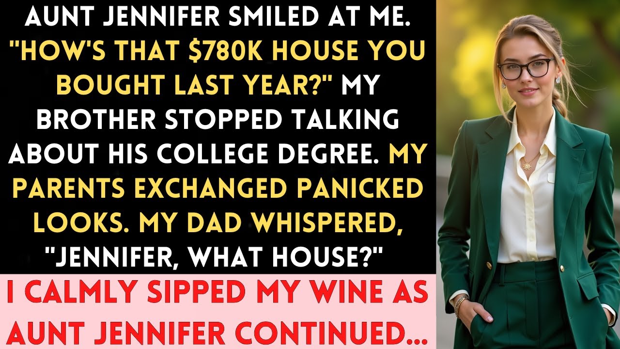 At Brother's Graduation Party, Aunt Jennifer Asked About 