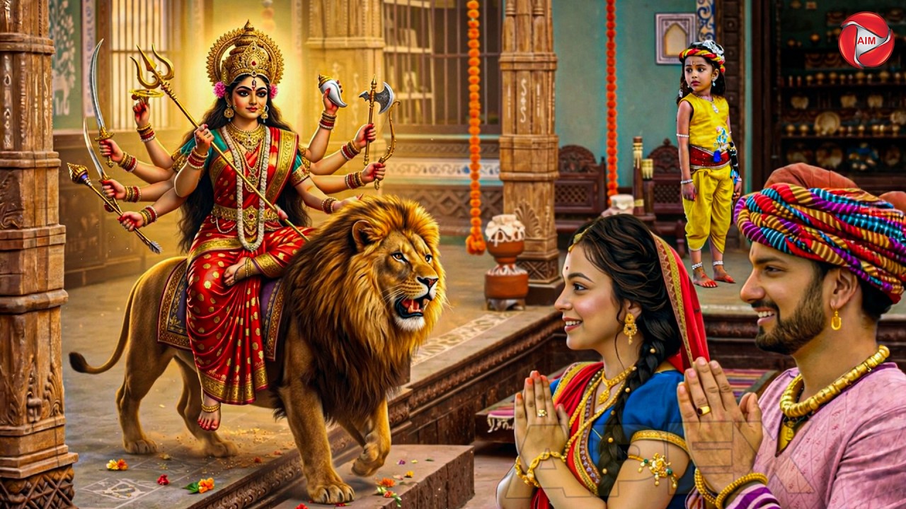 जब यशोदा मैया के घर पहुंचीं माँ दुर्गा | Yashomati Maiyaa Ke Nandlala | Shree Krishan Leela