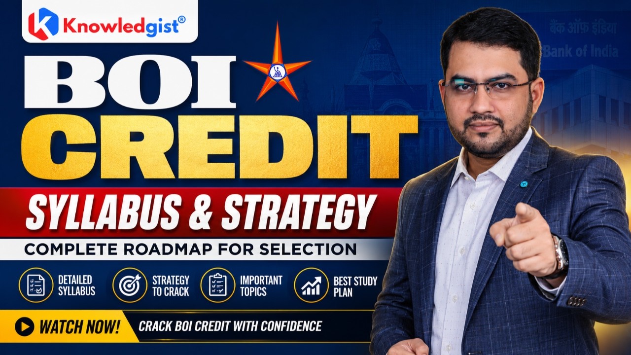 Bank Of India Credit Officer Full Syllabus & Strategy