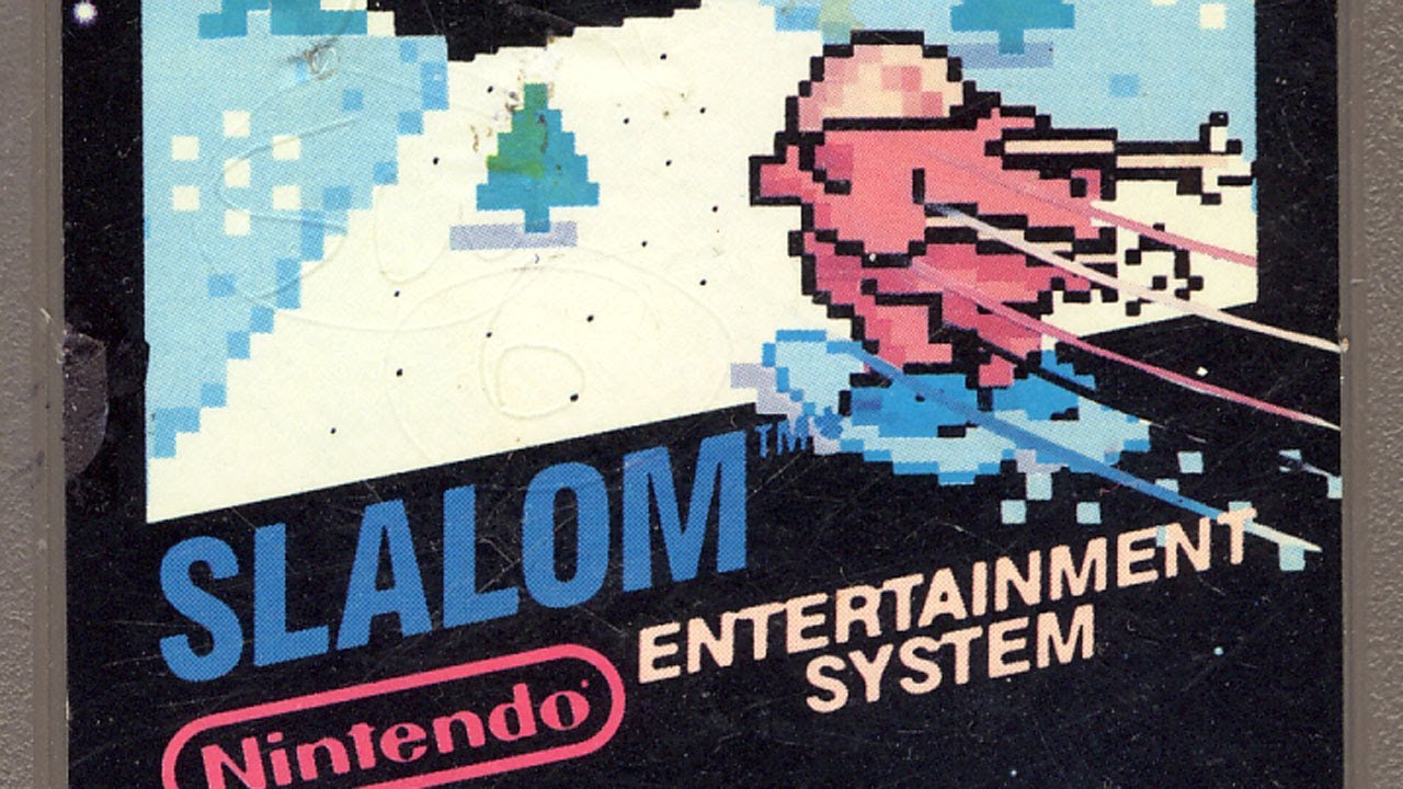 Обзор игры SLALOM для NES от Classic Game Room