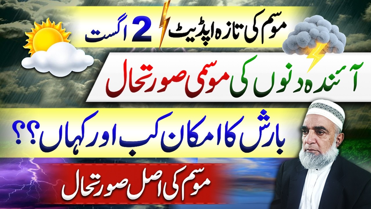 Weather Forecast for Next Few Days in Pakistan | Rain Update & Monsoon Alert || Crop Reformer