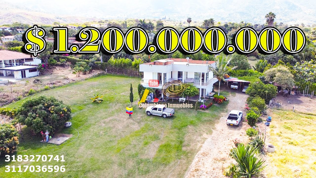 🌷💖Encantadora Casa campestre con árboles frutales y vista panorámica al Valle del Cauca. 3117036596