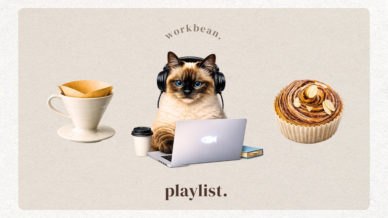 【4-Hour Focus Music】Lo-fi beats for deep focus, study & work | Peaceful work atmosphere🌿