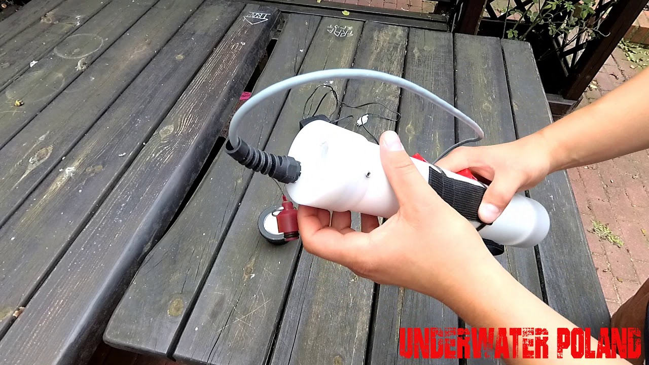 HANDMADE DIY TORCH DIVE CANISTER 50W UV PROJECT NUMBER 3 LATARKA DO NURKOWANIA