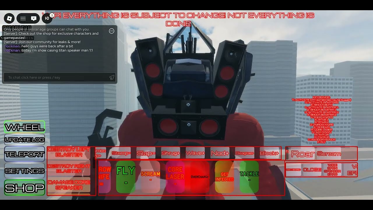 titan speakerman 1.1 showcase