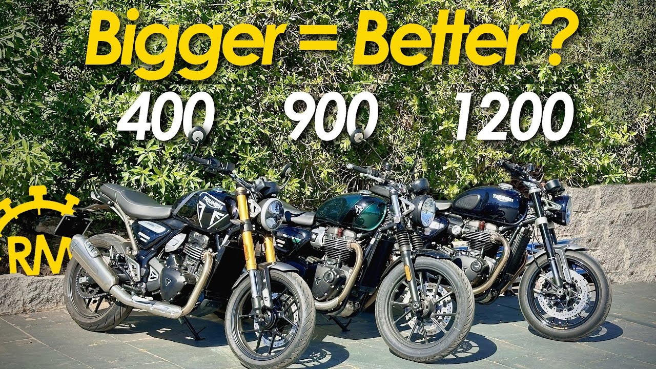 Обзор Triumph SPEED 400, 900 и 1200 [QuickTest#90]