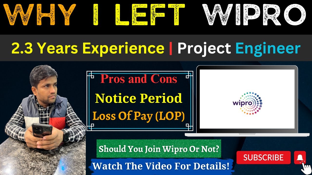 Почему я ушёл из Wipro | Плюсы и минусы | Инженер проекта | 2,3 года опыта | Обязательно к просмо...