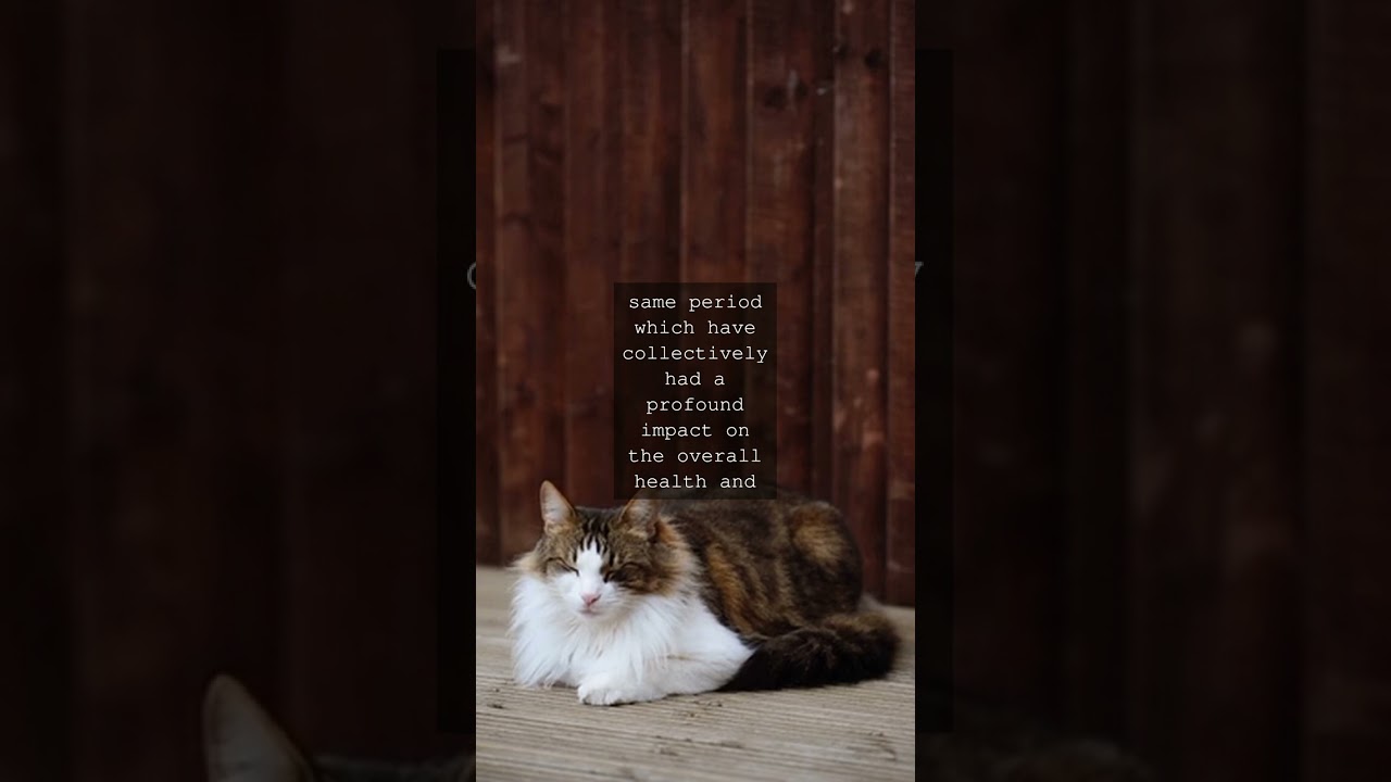 While its remarkable that the life expectancy of domestic cats has increased by an...