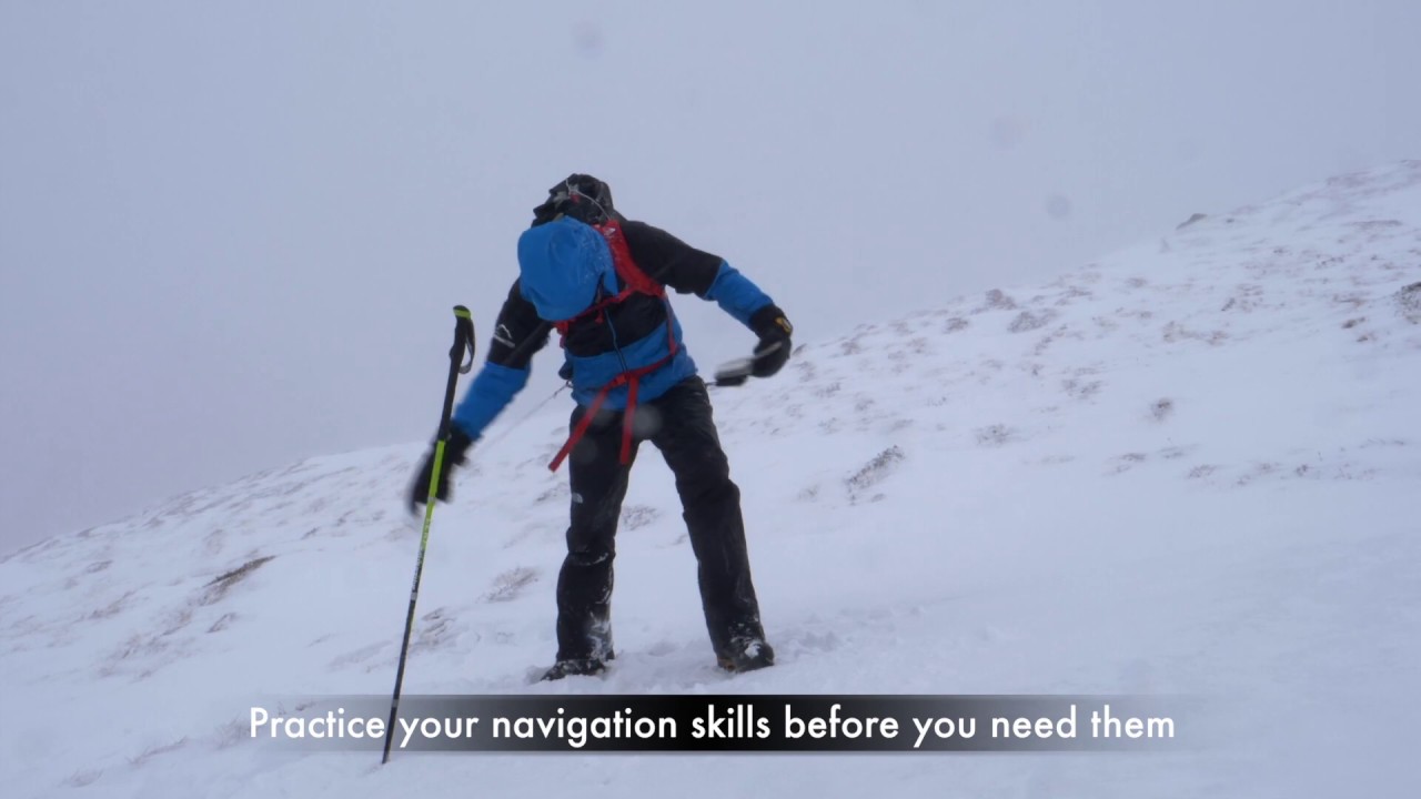 How to take a bearing in winter