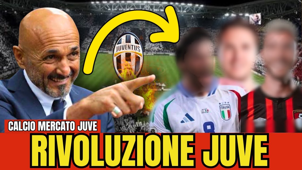 🔴 JUVENTUS, LA RIVOLUZIONE DI SPALLETTI: TRE COLPI DA 125 MILIONI
