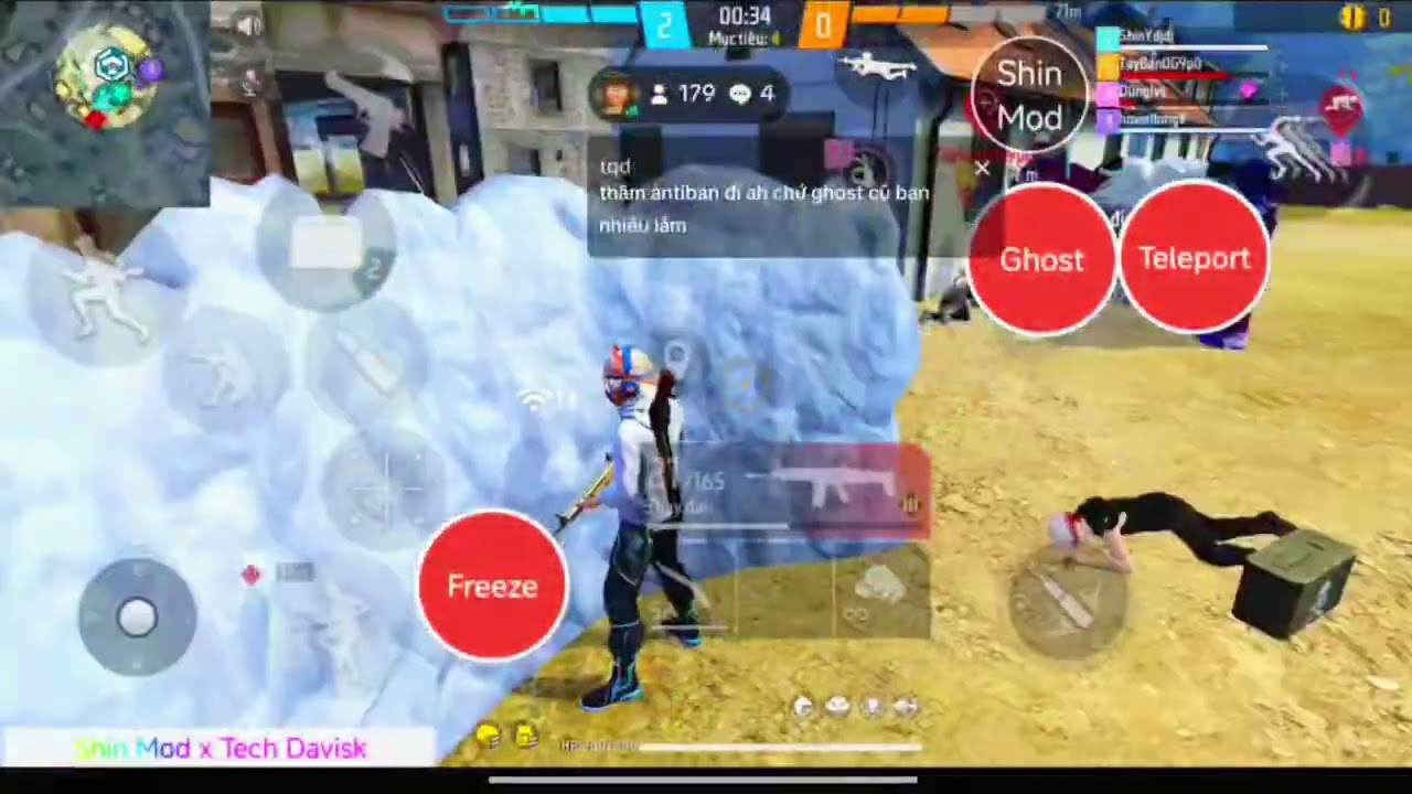 FAKE LAG ITACHI V6 | Ngưng Ko Lên Ping+Ghost +Teleporter Ko Lỗi Dame Antiban| FREE FIRE OB52