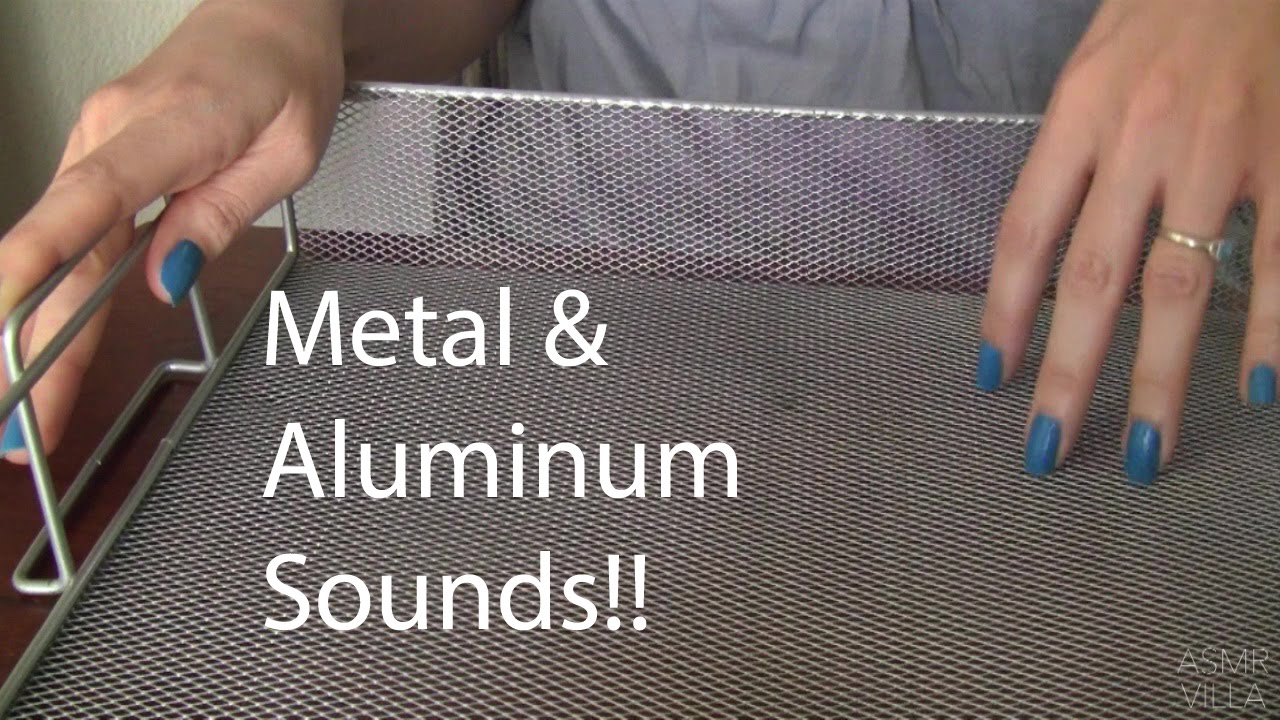 ASMR * Tapping & Scratching * Theme: Metal/Alumiunum Sounds * Fast Tapping * No Talking * ASMRVilla
