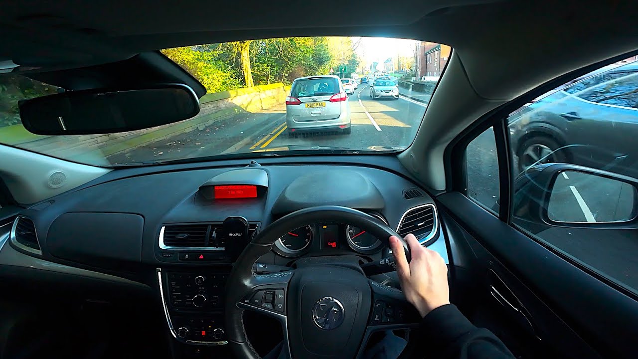 UK Busy Daytime POV Drive (4K) | No Music, No Commentary