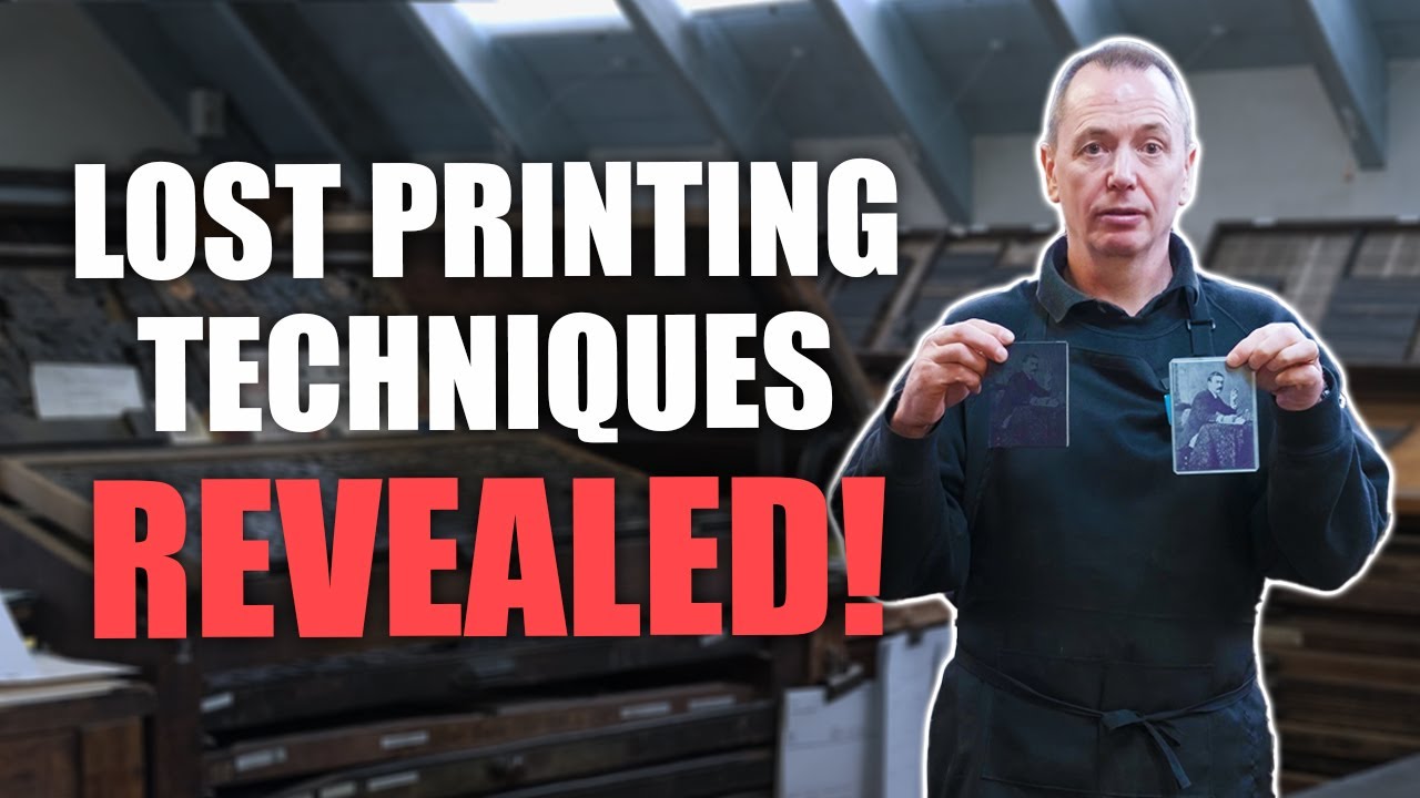 Lost Printing Techniques REVEALED! | Traditional Letterpress Printing at Robert Smail’s