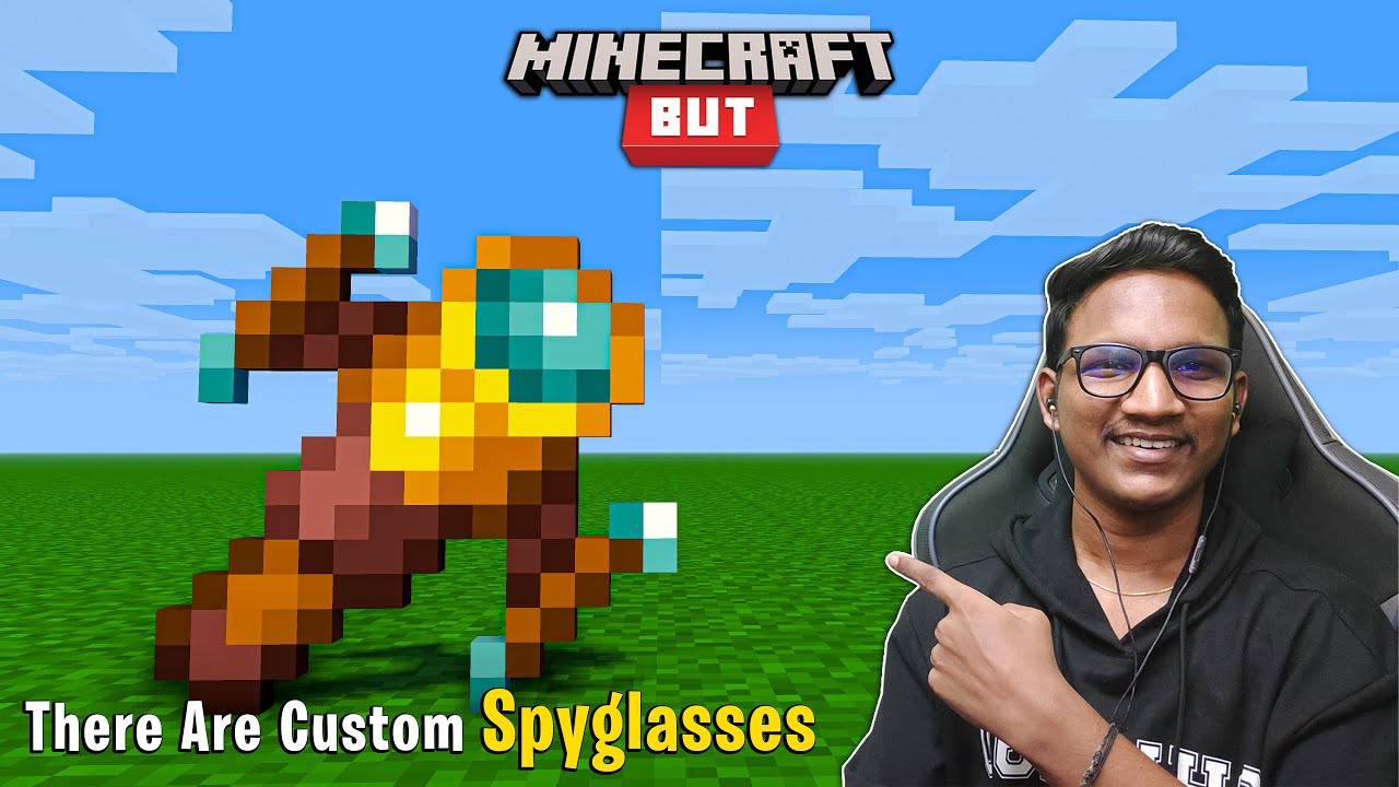 MInecraft But, There Are Custom Spyglasses | Raju Gaming
