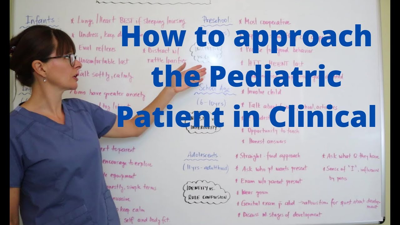 How to approach the Pediatric Patient in Clinical