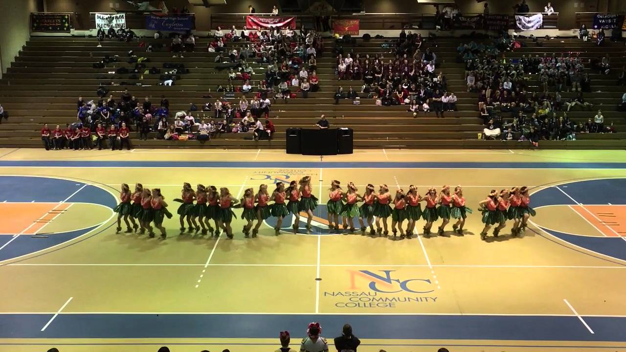 Commack Cougarettes Varsity Kickline - Jan 10 2016