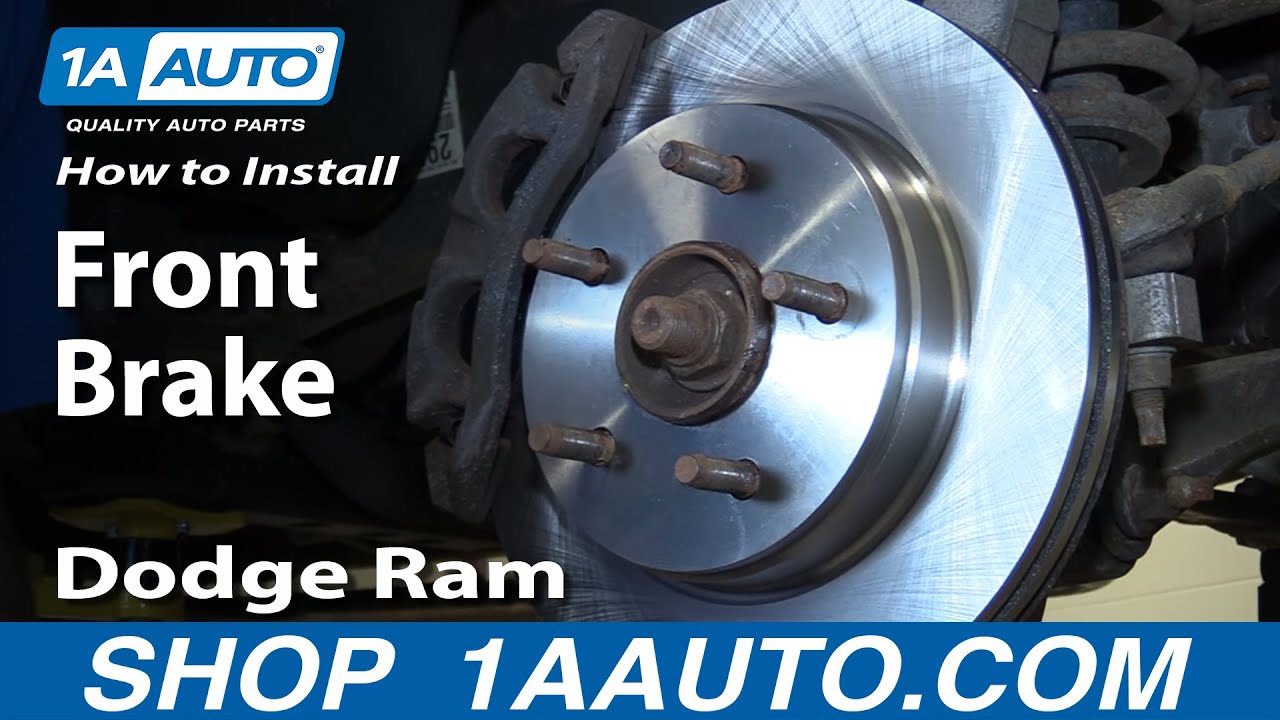 How to Replace Front Brakes 02-05 Dodge Ram 1500