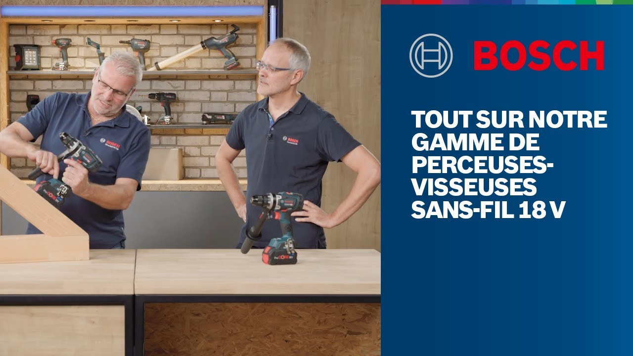Tout sur nos perceuses-visseuses sans-fil et perceuses-visseuses à percussion sans-fil