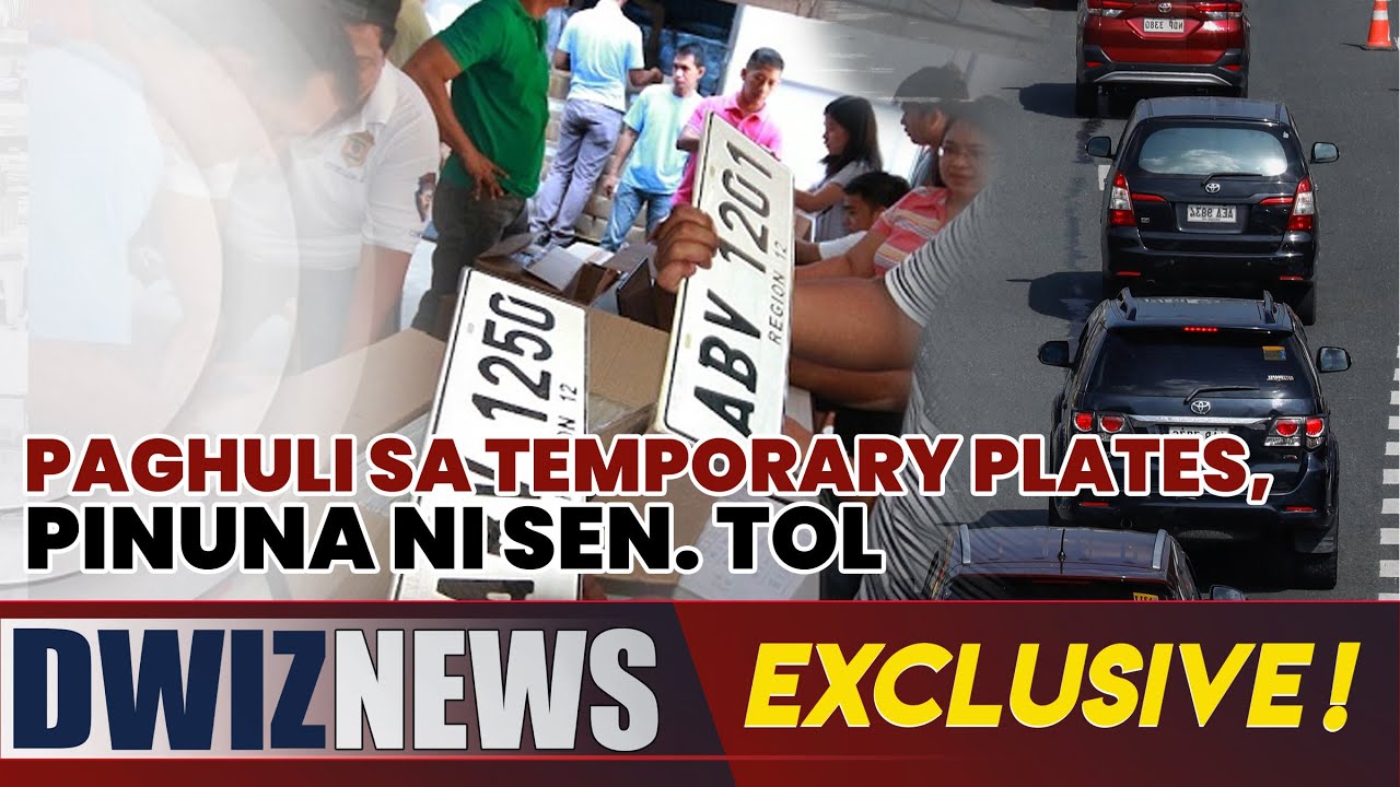 #USAPANGTOL | PLANONG PAGHULI NG LTO SA TEMPORARY PLATES, PINUNA NI SEN. TOLENTINO!