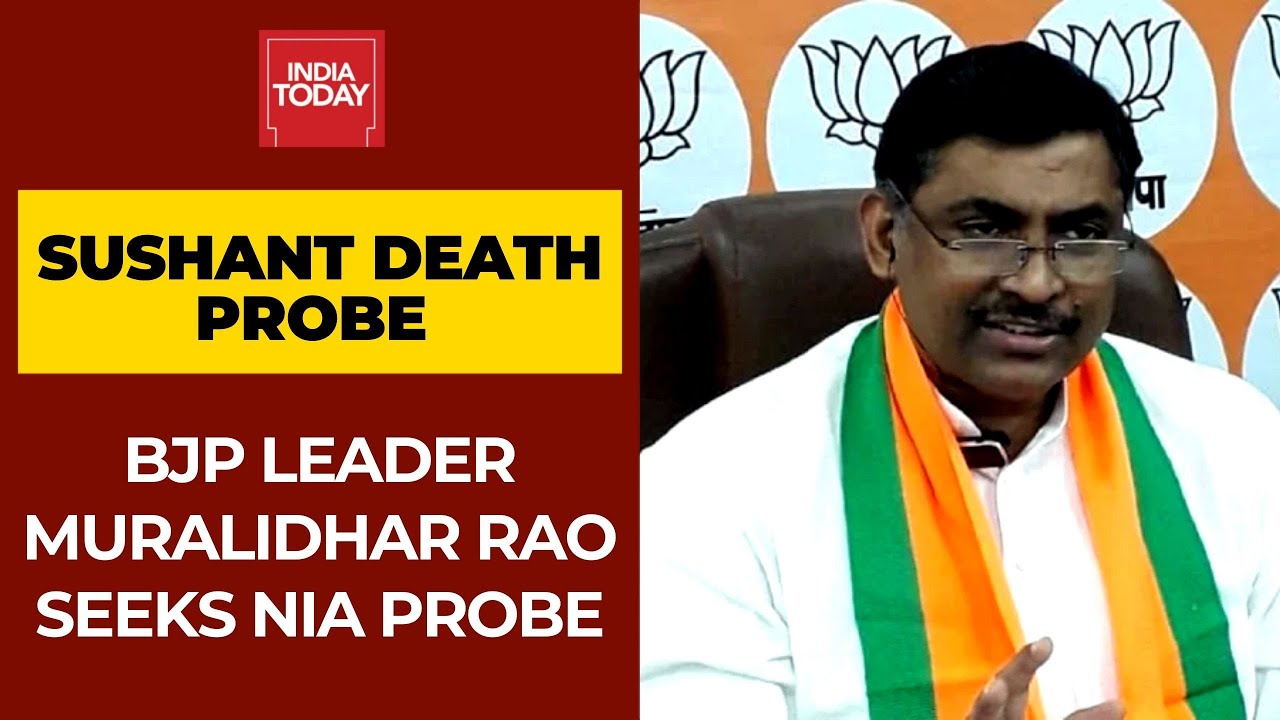 NIA Should Also Probe Sushant Singh Death Case, Says Muralirdhar Rao, BJP National General Secretary