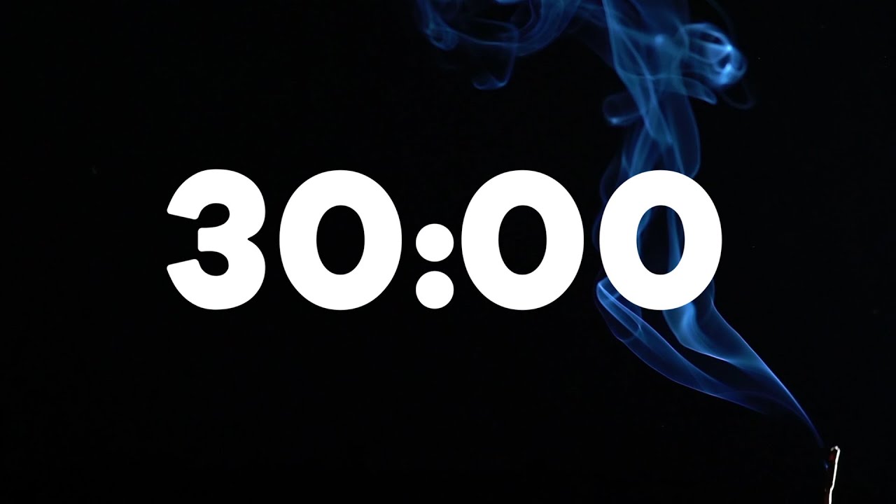 30 Minute Stress Relief Timer - Relaxing Incense and Soothing Piano Music