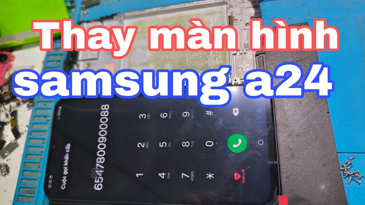 Thay màn hình samsung A24 oled khung