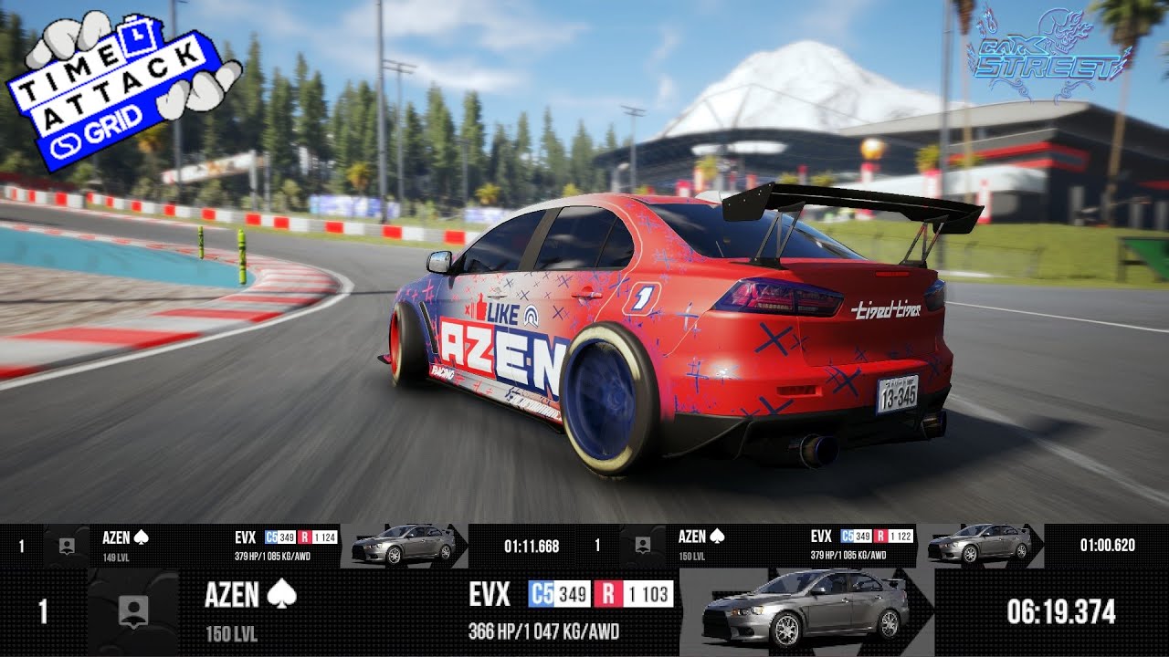CarX Street | Time Attack & Goliath C5 | Mitsubishi Lancer Evolution X WORLD RECORDS with TUNES