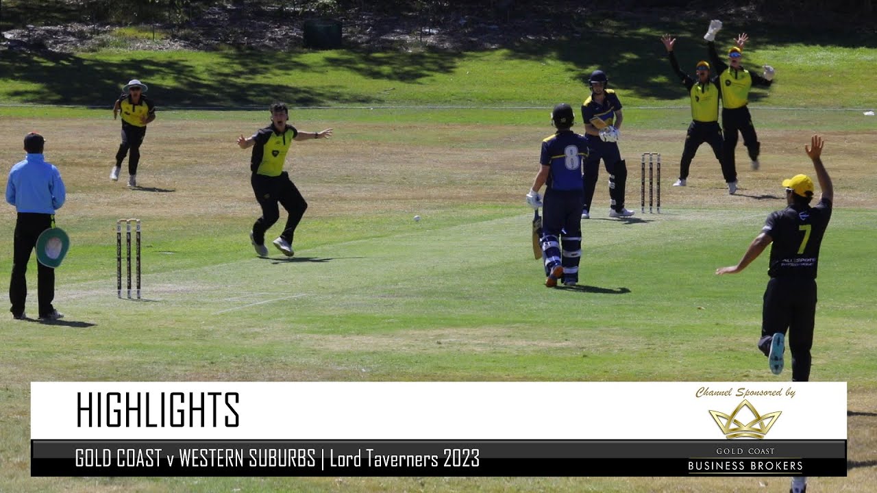 U17 Premier Cricket - Gold Coast v Western Suburbs | Lord Taverners 2023