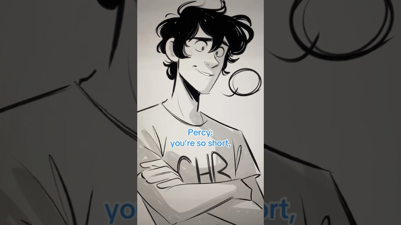 Nico matches Percy&rsquo;s freak #percyjackson #pjo #drawing #shorts #funny #ads #fyp #art #animation