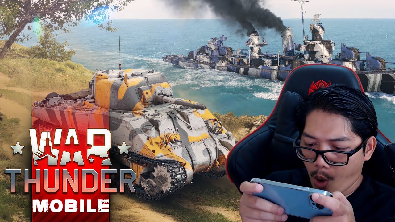 I Finally Play WAR THUNDER MOBILE!