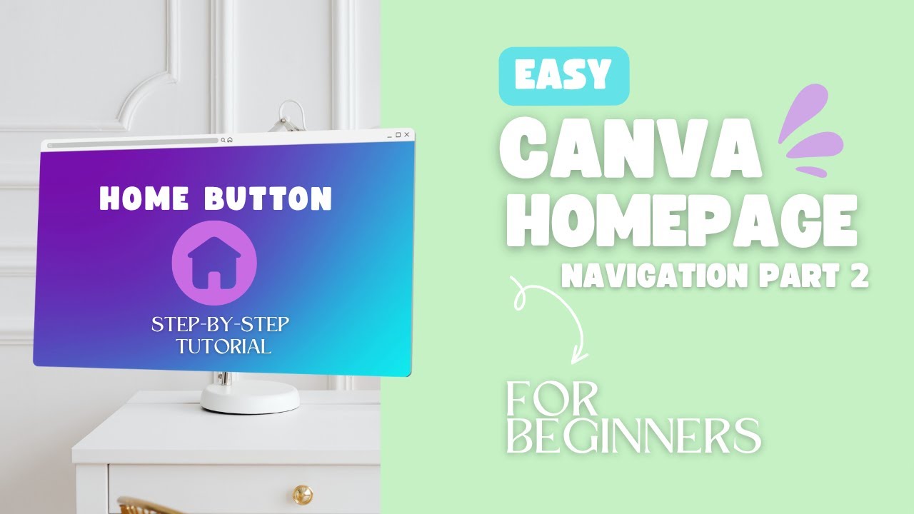 Navigating the Canva Homepage Part 2 - Canva tutorial for complete beginners