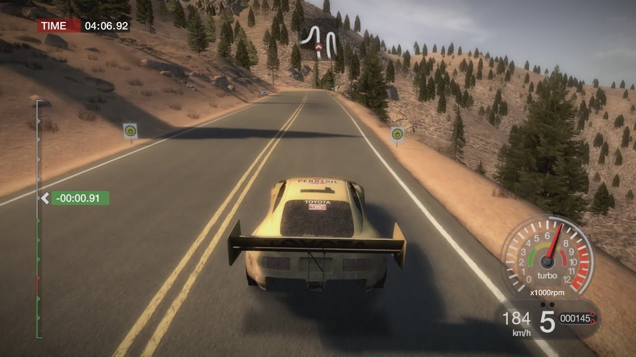 Dirt 1 - Pikes Peak Hill Climb in under 7 minutes with Toyota Celica GT