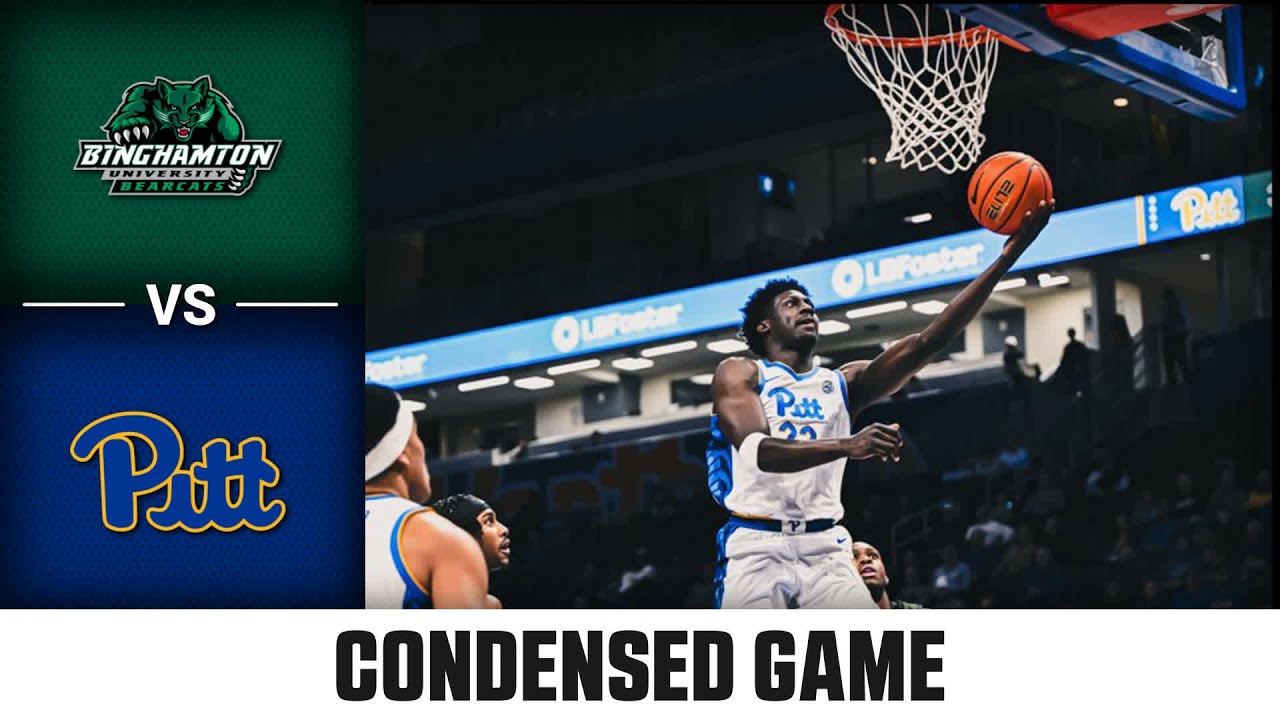Binghamton vs Pitt Condensed Game | 2025-26 ACC Men's Basketball