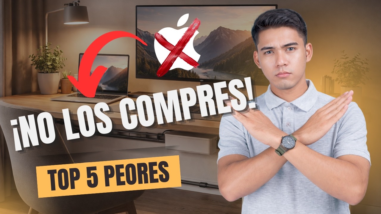 ¡TOP 5! TIRÉ mi DINERO en estos 5 GADGETS de setup (Para que TÚ no lo hagas).