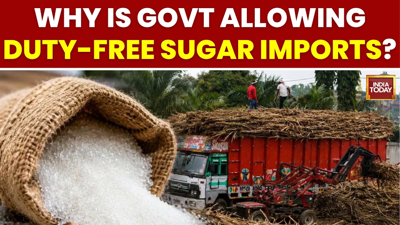 Sugar Price Shock: Ethanol Push, E20 Debate & Duty-Free Imports Explained | India Today