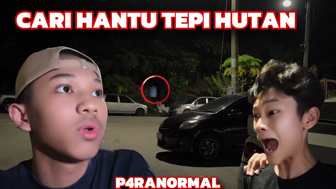 AKU,AIMAN & ADAM CARI HANTU TEPI HUTAN😥JUMPA BETUL 😱