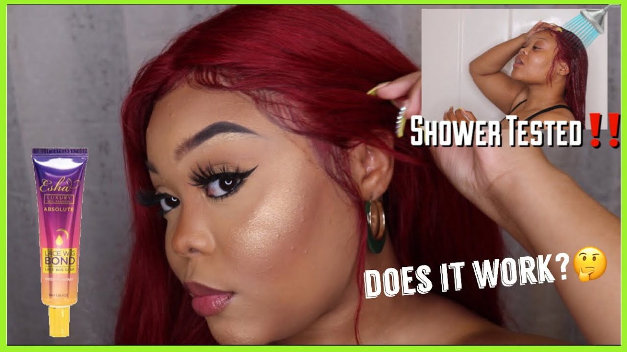 ESHA ABSOLUTE WIG GLUE REVIEW ⎮ THE BEST WATERPROOF LACE GLUE IN THE WORLD?! 💦/A LOVE LETTER TO ASIA