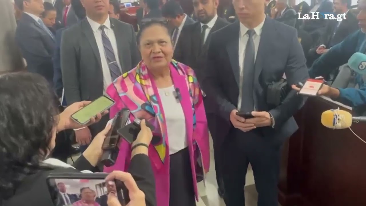 Consuelo Porras se pronuncia tras libertad de José Rubén Zamora