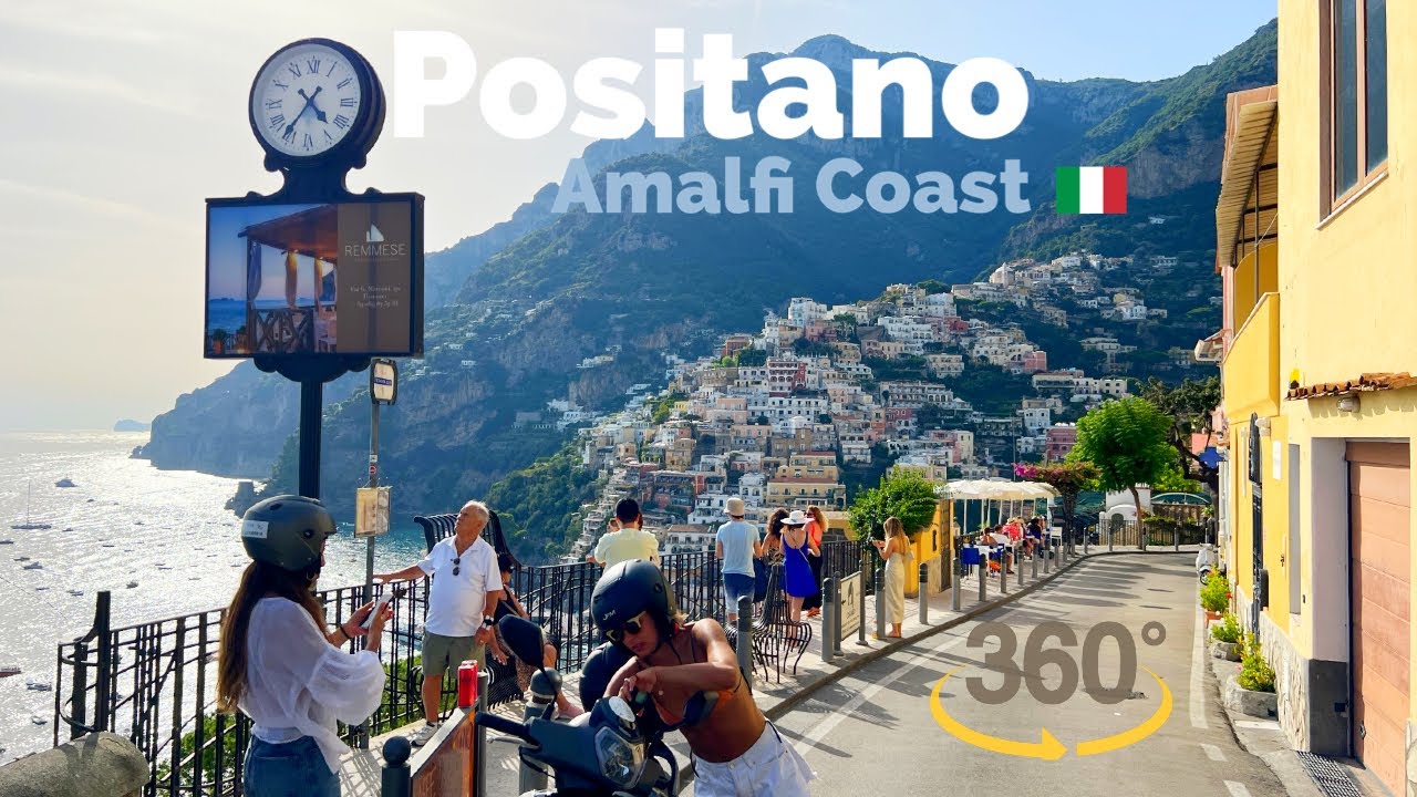 Positano, Italy 🇮🇹 - 360&deg; VR 4K Walking Tour  - September 2022