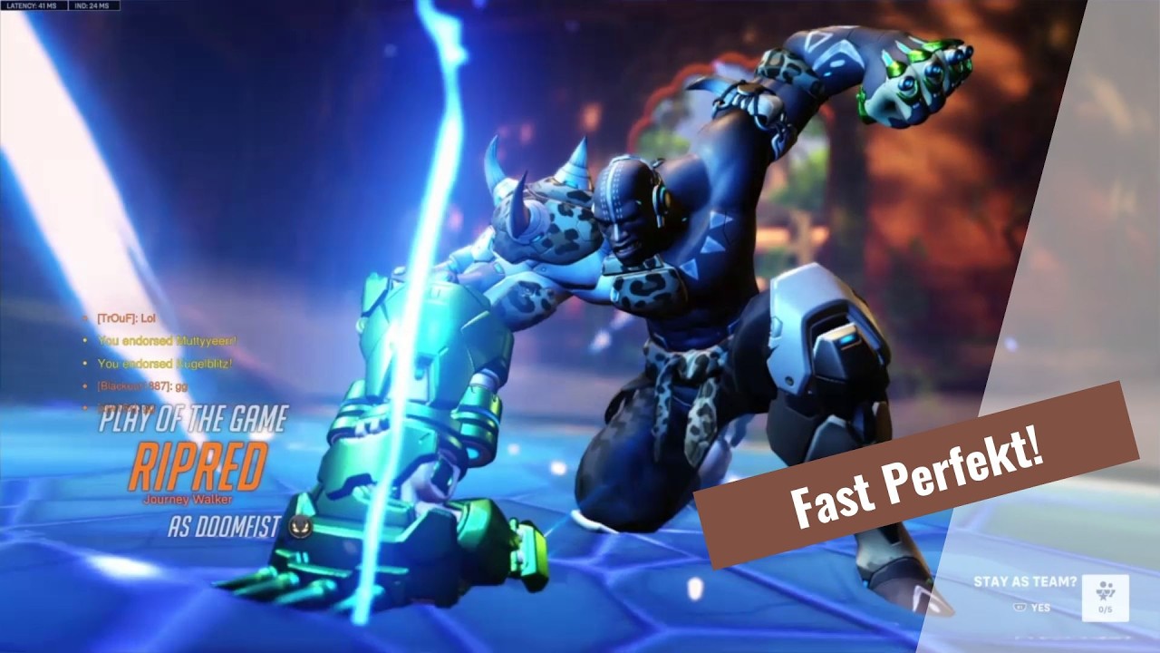 Fast Perfekt mit Doomfist! *OVERWATCH*