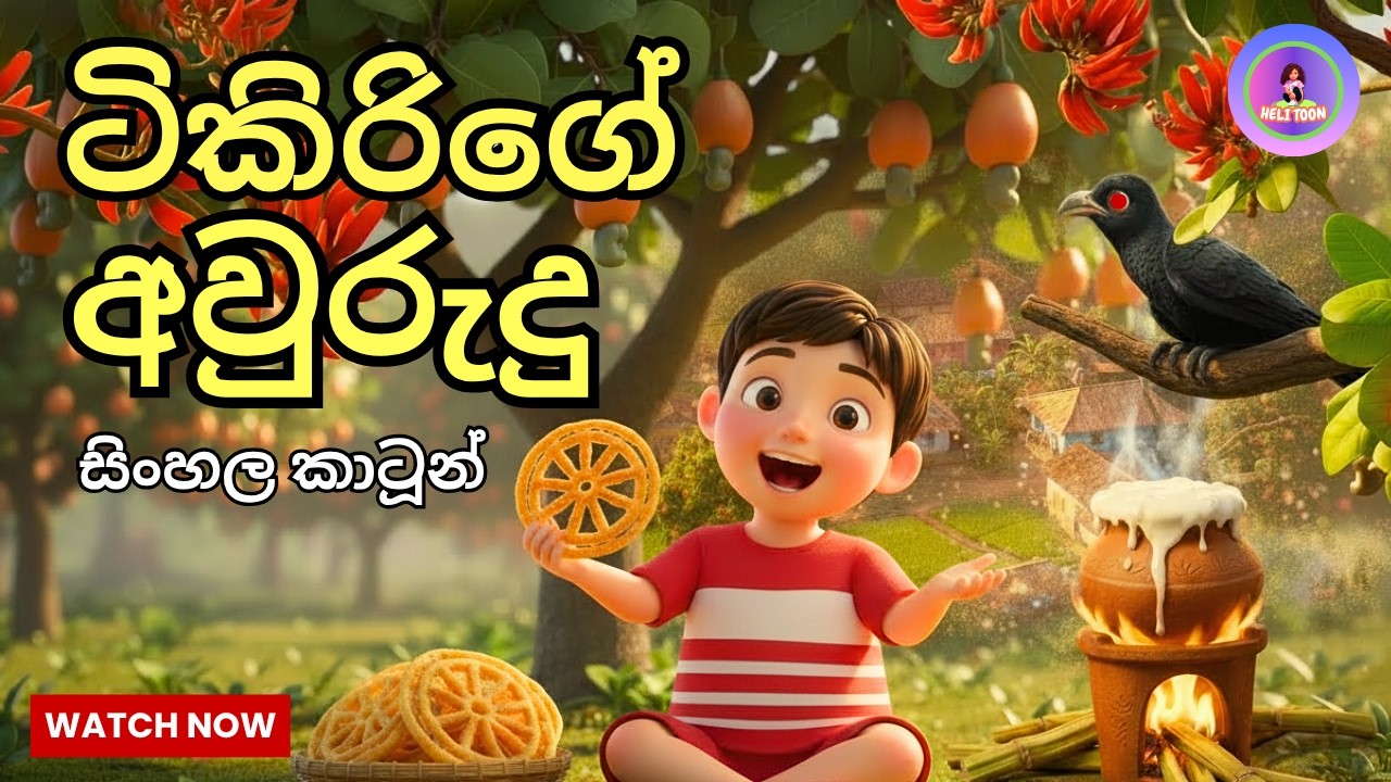 ටිකිරිගේ අවුරුදු 😲 | Tikirige Aurudu |  @HELITOON-w6m5c | lama kathandara sinhala | sinhala cartoon 