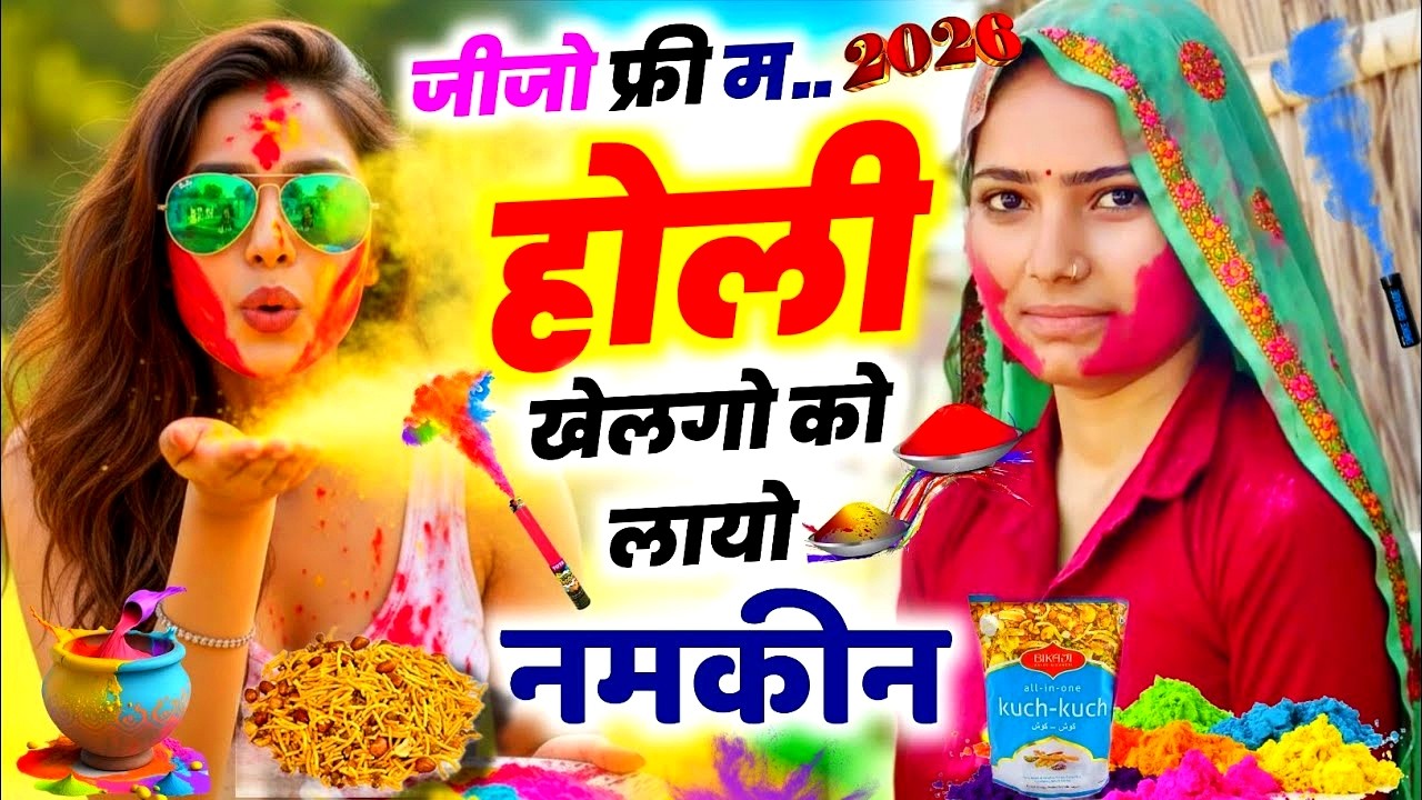 KR DEVTA HOLI SONG 2026 || जीजों फ्री मे होली खेलग्यो || Holi Meena Geet 2026 || Holi Dj Song 2026