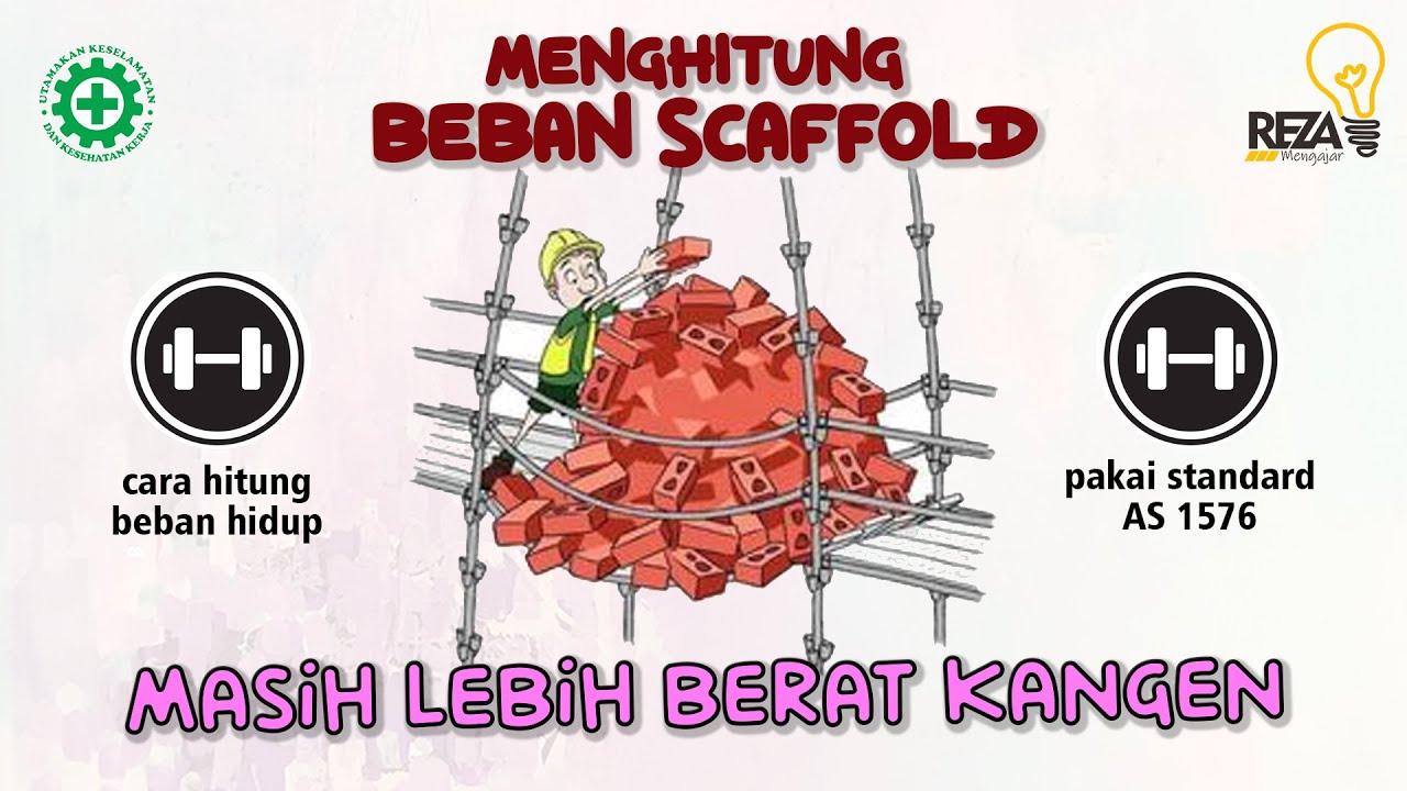 MENGHITUNG BERAT / BEBAN PERANCAH, BKN BERATNYA KANGEN (how to calculate scaffolding capacity)