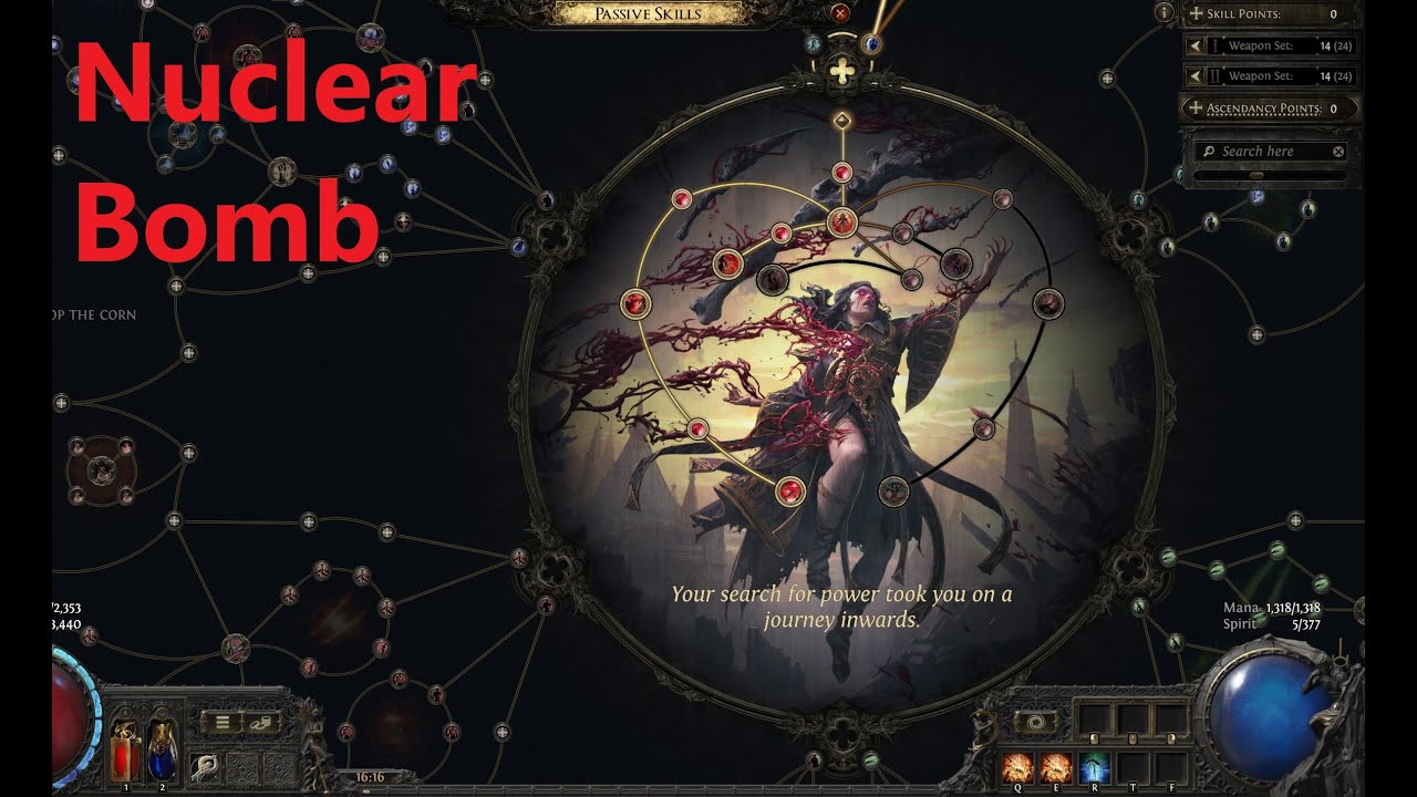 POE 2 Updated Bloodmage DD build for speed farming T15-16/Budget version.