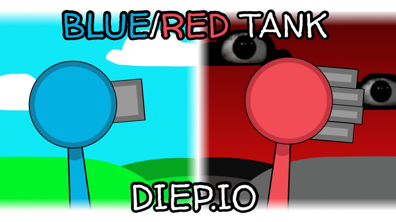 My Sprunki OC: Blue/Red Tank (from diep.io)