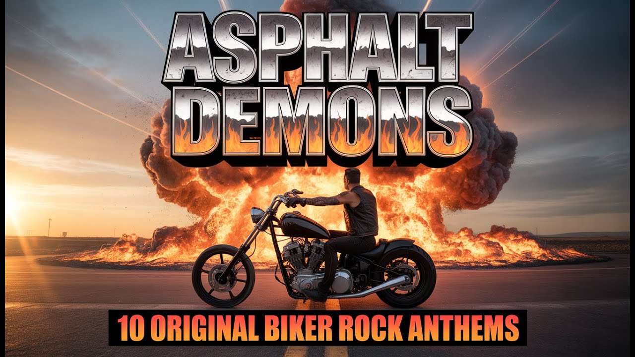 Asphalt Demons 🏍️ 10 Original Hard Rock Songs ⚡ Born to Ride Highway Anthems | Biker Music 2026