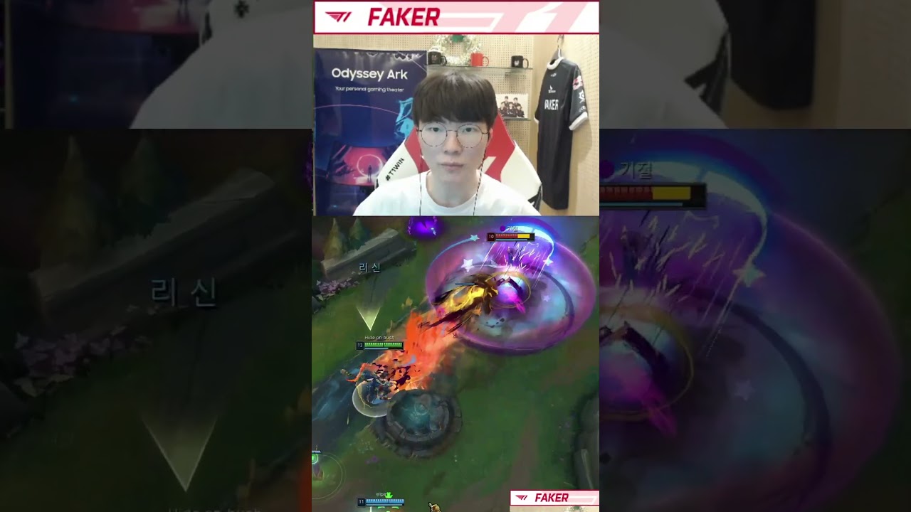 T1 Faker Highlight Hwei #shorts #t1 #faker