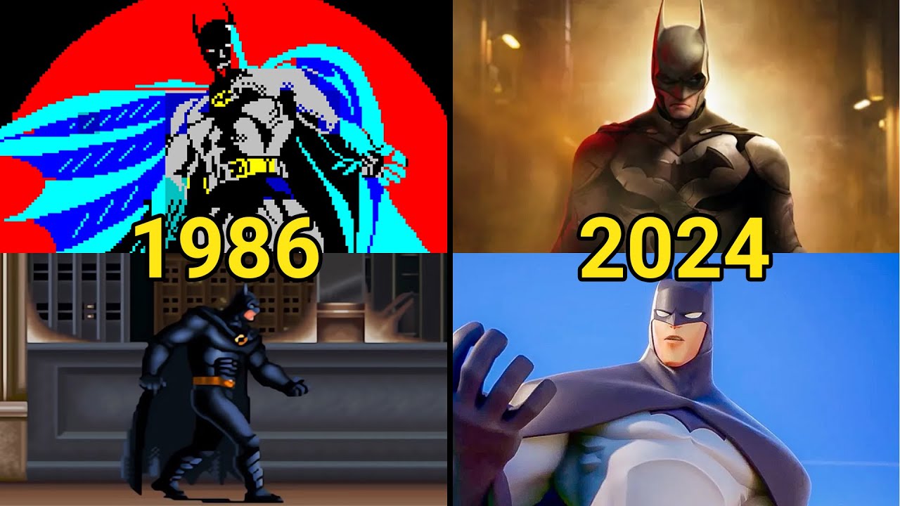 Evolution of Batman Games (1986-2024)