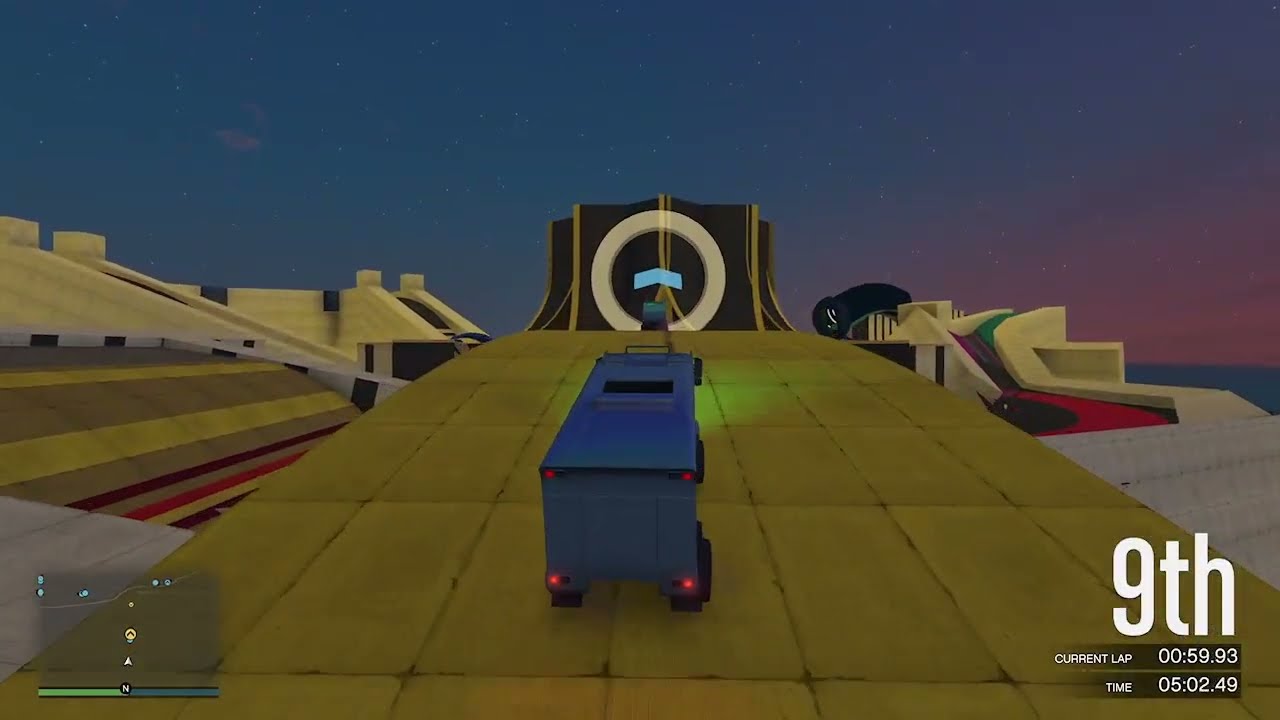 In Custom Dunes racing on HUMOROUSNOSE's RYAN's Plaything track with CRE8 Crew.